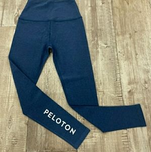 NEW BEYOND YOGA x PELOTON LOGO Leggings Navy Blue XS Extra Small